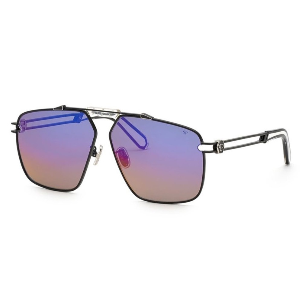 New, PHILIPP PLEIN Sunglasses Seventies SPP049 0541, Authentic